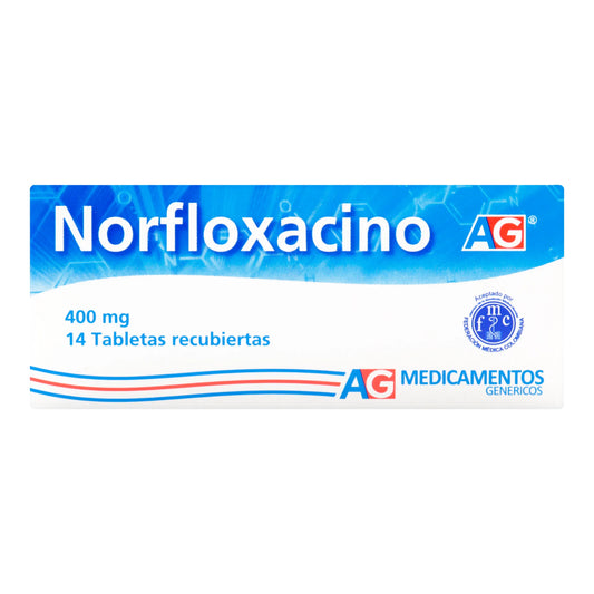 NORFLOXACINO (A.G) 400 MG X 14 TAB