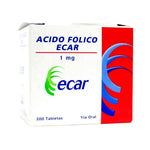 ACIDO FOLICO (ECAR) 1 MG X 300 TAB
