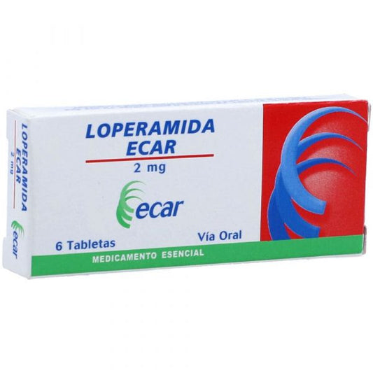 LOPERAMIDA 2MG TABLETA ECAR INST