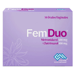 FEM DUO (COLMED) METRONI + CLOTRIMA X 10 OVULOS