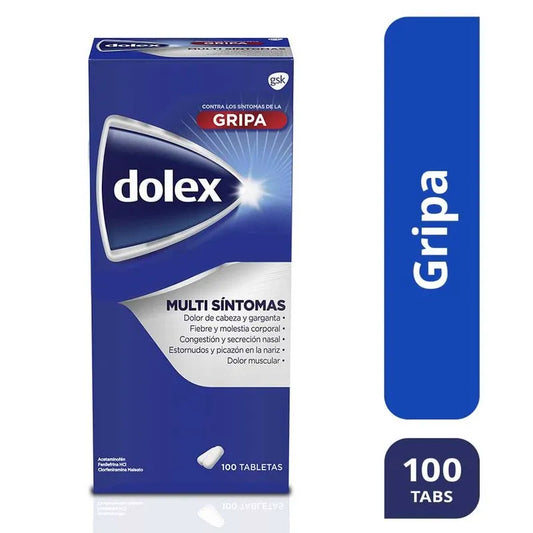 DOLEX GRIPA (GLAX) MULTISINTOMAS X 100 TAB