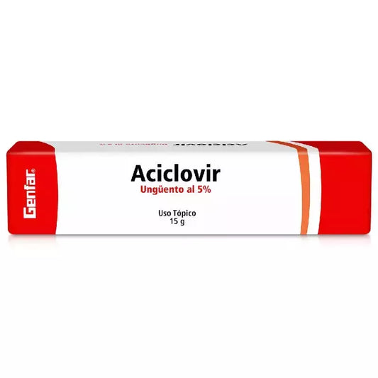 ACICLOVIR (GF) UNGUENTO 5% X 15 GR