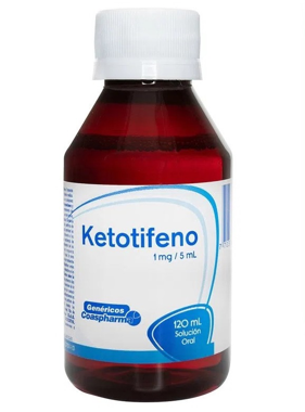 KETOTIFENO (COAS) 1 MG/5ML JARABE X120 ML