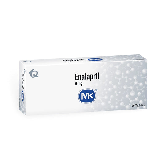 ENALAPRIL (MK) 5 MG X 50 TABLETAS