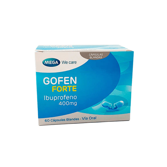 GOFEN FORTE (MEGAWE) IBUPROFENO 400 MG X CAPSULAS