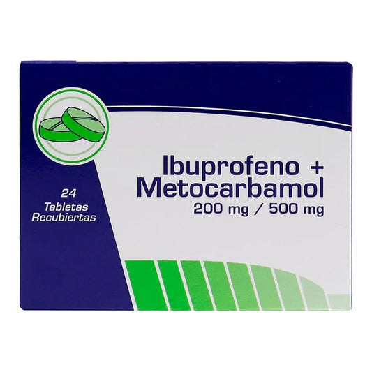 IBUPROFENO + METOCARBAMOL (COAS) X 24 TAB