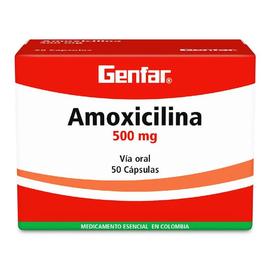 AMOXICILINA (GF) 500 MG X 50 CAPSULAS