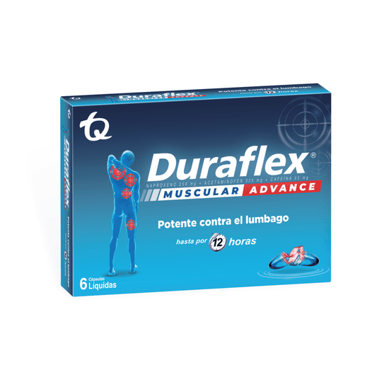 DURAFEX MUSCULAR (TQ) NAPROXENO 250 MG X 6 CAP