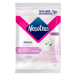 PAÑITOS HUMEDOS INTIMOS (NOSOTRAS) X 16 UNIDADES