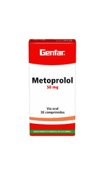 METOPROLOL (GF) 50 MG X 30 TABLETAS