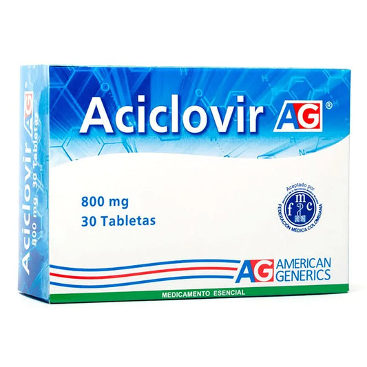 ACICLOVIR (A.G) 800 MG X 30 TAB