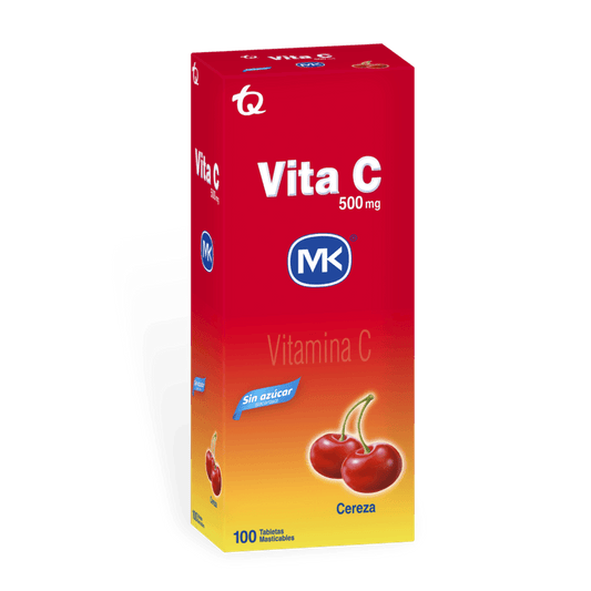 VITAMINA C MK (TQ) CEREZA 500 MG X 100 TAB