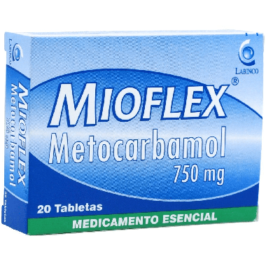 MIOFLEX METOCARBAMOL  (LABIN) 750MG X 20TAB