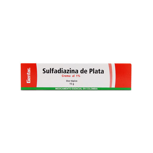 SULFADIAZINA DE PLATA (GF) X 15 GR