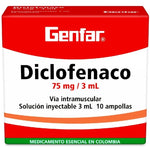 DICLOFENACO SODICO (GF) 75MG/3ML X 10 AMP