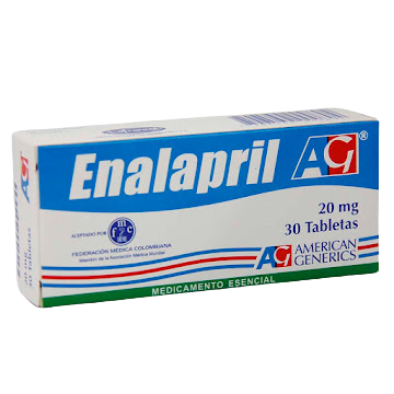ENALAPRIL (A.G) 20 MG X 30 TAB