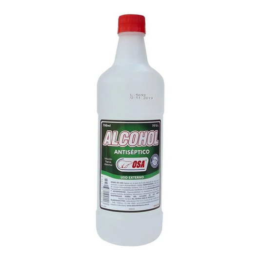 ALCOHOL ANTISEPTICO (OSA) X 700 ML
