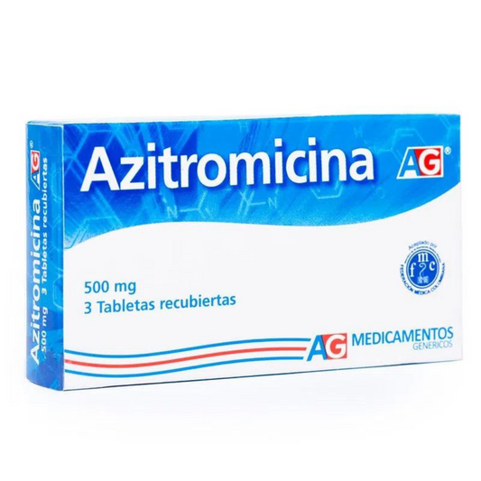 AZITROMICINA (A.G) 500 MG X 3 TAB