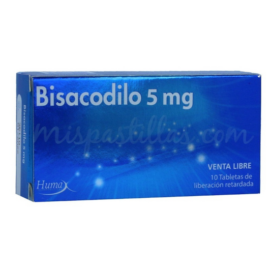BISACODILO (HUMAX) 5 MG X 10 TAB