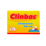 CLINBAC (LABQ) CLINDAMICINA 300 MG X 24 CAP