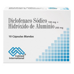 DICLOFENACO (COLMED) 100 MG + HIDROX. X 10 CAP