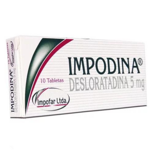 IMPODINA (IMPO) DESLORATADINA 5 MG X 10 TAB
