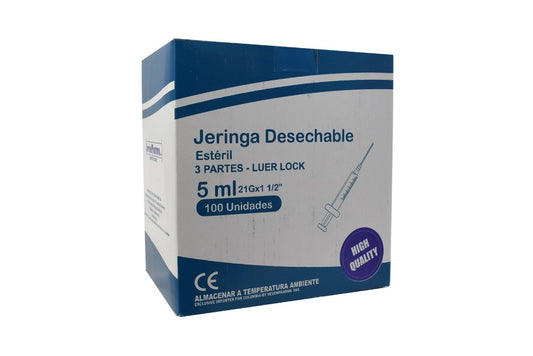 JERINGA (BEGUT) (CON IVA) 5 ML  X 100 UN