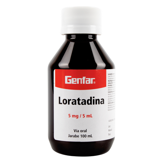 LORATADINA (GF) 5 MG / 5 ML JBE X 100 ML