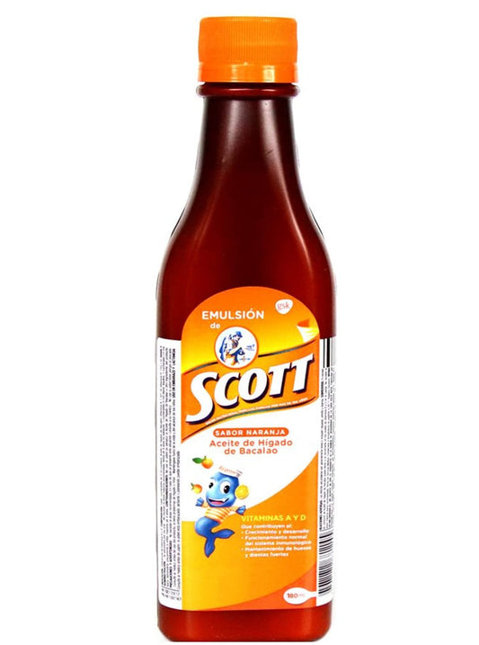 EMULSION DE SCOTT (GLAX) TRADICIONAL  X 180 ML