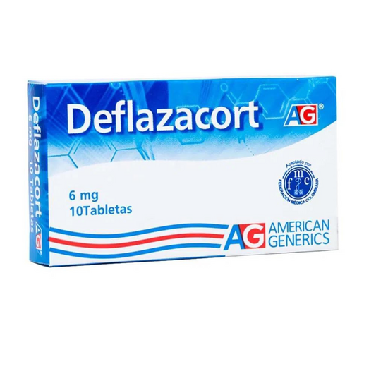 DEFLAZACORT (A.G) 6MG X 10 TAB