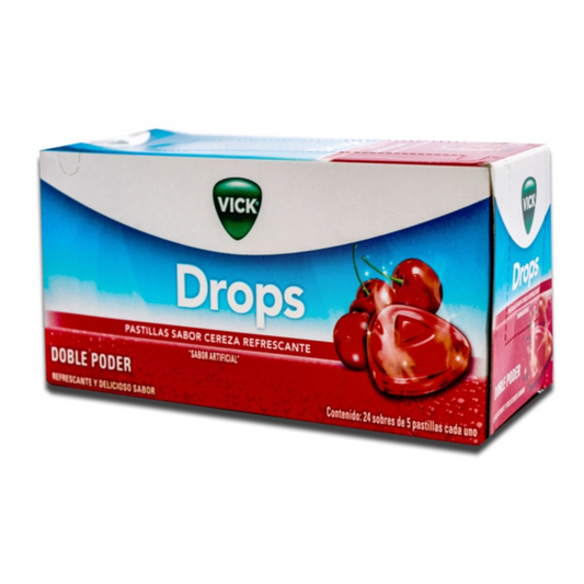 VICK DROPS (P&G) CEREZA  PASTILLAS X 24 SOBRES