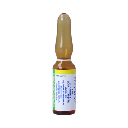 VITAMINA B12 AMPOLLA (ECAR) 1ML X 1MG/ML