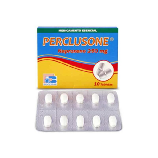 PERCLUSONE (LABQ) NAPROXENO 250 MG X 10 TAB