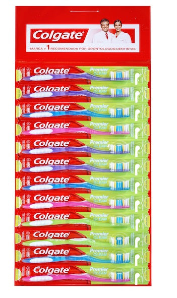CEPILLO COLGATE PREMIER CLEAN TIRA X 12 UND