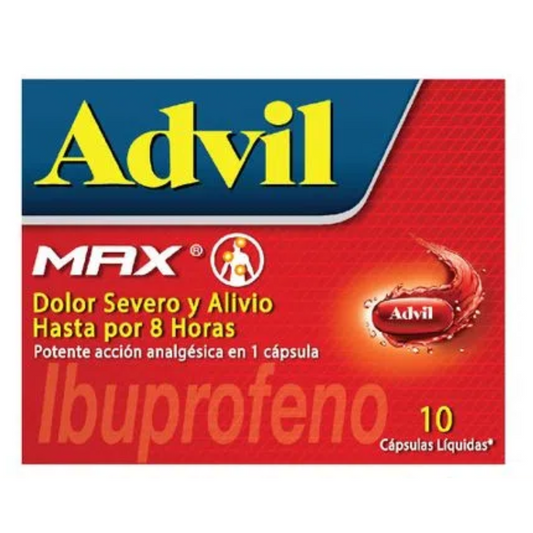 ADVIL MAX (PFIZER) X 10 CAP