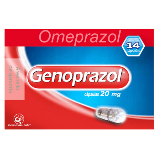 GENOPRAZOL (GENOMMA) 20 MG X 14 UN