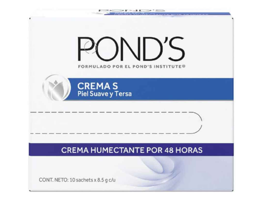 CREMA PONDS AZUL (UNILEVER) X 10 SACHETS