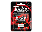 PRESERVATIVO TODAY ROJO (PFIZER) LUBRICADO Y ESPERMICIDA X 3 UND