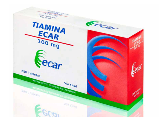 TIAMINA (ECAR) 300 MG X 250 TAB