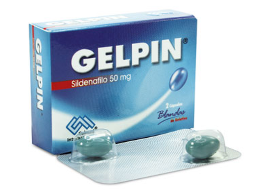 GELPIN (COLMED) SILDENAFILO 50 MG X 2 CAP