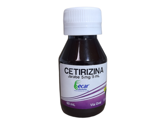 CETIRIZINA (ECAR) JBE 5MG/5ML X 60 ML
