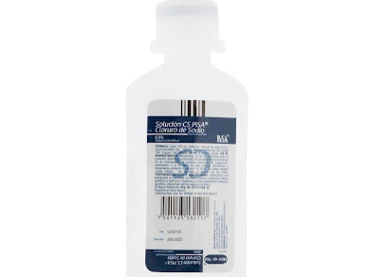 SUERO FISIOLOGICO (PISA) CLORURO SODIO FRASCO X 100 ML