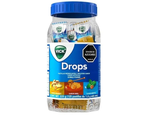 VICK DROPS (P&G) TARRO X 125 PASTILLAS SURTIDAS