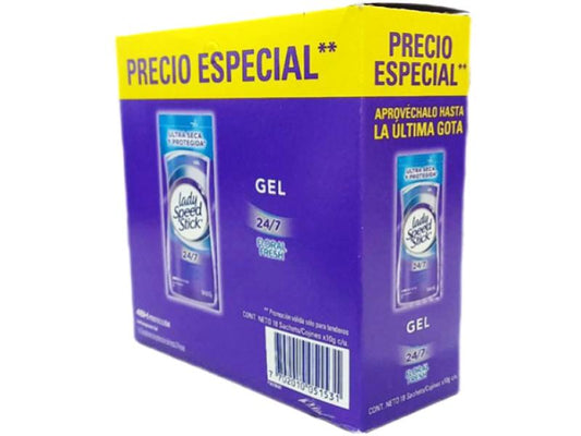 LADY SPEED STICK (COLG) GEL X 18 SACHETS