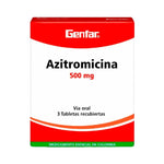 AZITROMICINA (GF) 500 MG X 3 TABLETAS