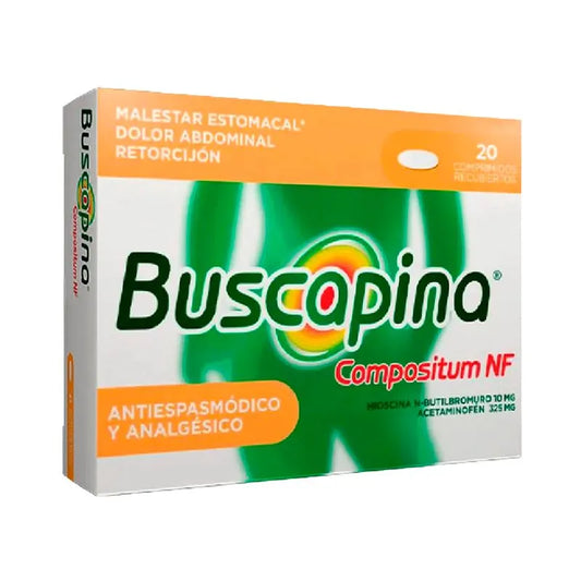 BUSCAPINA COMPUESTA NF (SANOFI) X 20 TABLETAS