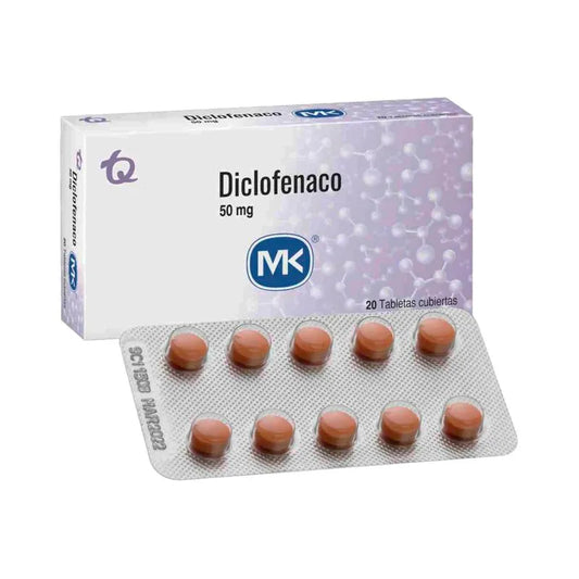 DICLOFENACO  (M.K)  50 MG X 20 CAP