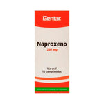 NAPROXENO (GF) 250 MG X 10 TAB