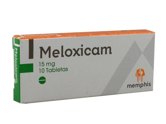 MELOXICAM 15 MG (MEM) X 10 TABLETAS