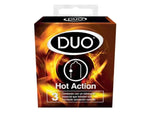 PRESERVATIVO DUO (RECK) HOT ACTION X 3 UNDS